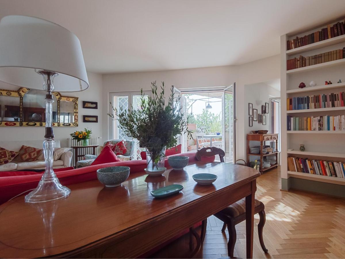 Ferienwohnung Piazza Lovatelli Luxury Penthouse Rom Exterior foto