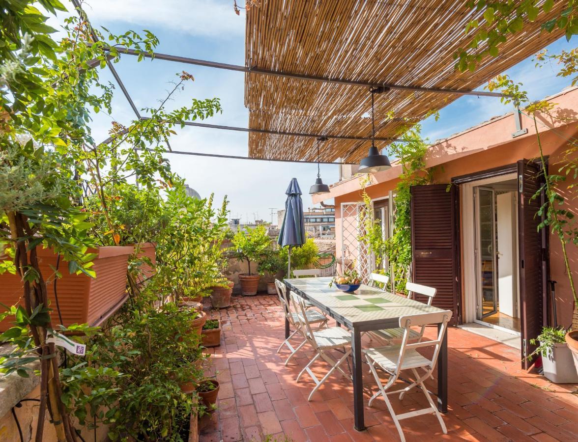 Ferienwohnung Piazza Lovatelli Luxury Penthouse Rom Exterior foto